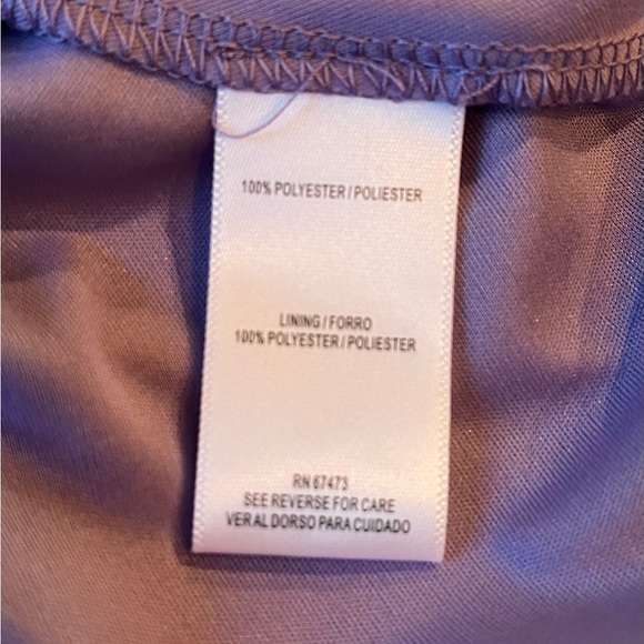 Lavender Plus Size Ruffled Dress - Picture 7 of 7